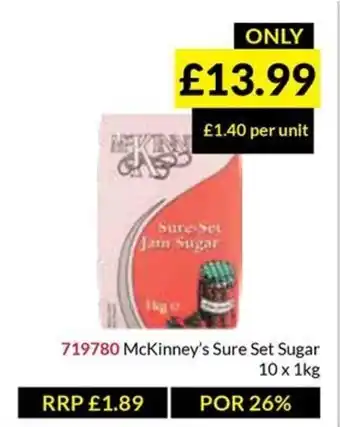 Musgrave MarketPlace McKinney's Sure Set Sugar offer