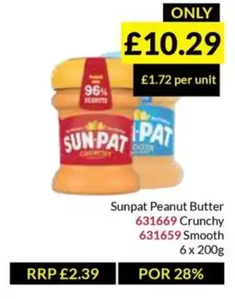 Musgrave MarketPlace Sunpat Peanut Butter offer