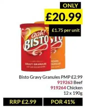 Musgrave MarketPlace Bisto Gravy Granules offer