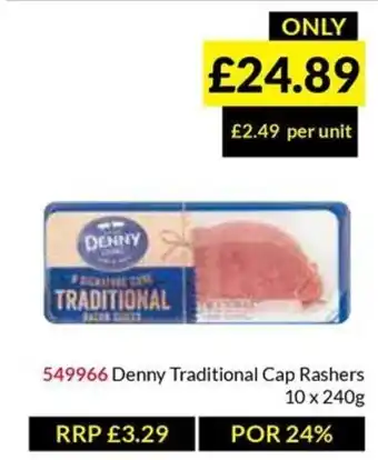 Denny Traditional Cap Rashers