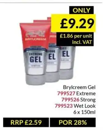 Musgrave MarketPlace Brylcreem Gel offer