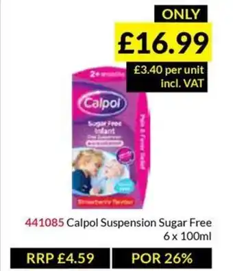 Musgrave MarketPlace Calpol Suspension Sugar Free offer