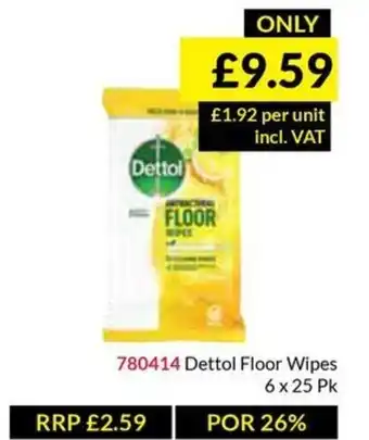Musgrave MarketPlace Dettol Floor Wipes offer