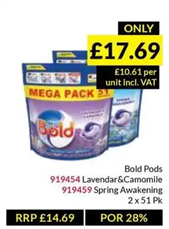 Musgrave MarketPlace Bold Pods offer