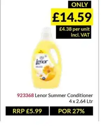 Musgrave MarketPlace Lenor Summer Conditioner offer