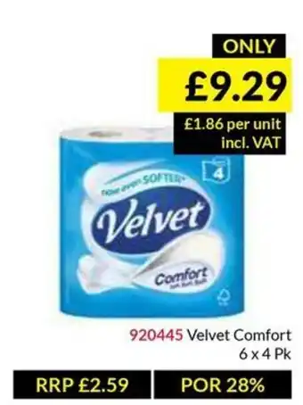 Musgrave MarketPlace Velvet Comfort offer