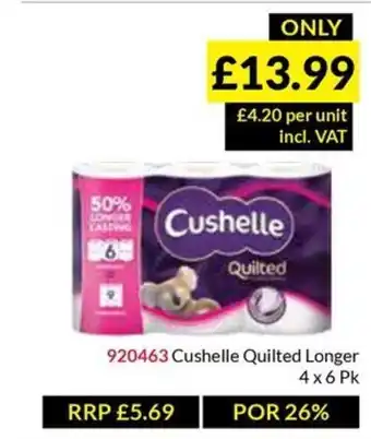 Musgrave MarketPlace Cushelle Quilted Longer offer