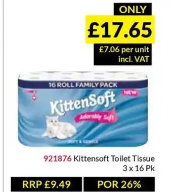 Musgrave MarketPlace Kittensoft Toilet Tissue offer