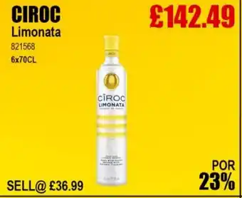 Bestway CIROC Limonata offer