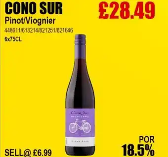Bestway CONO SUR Pinot/Viognier offer