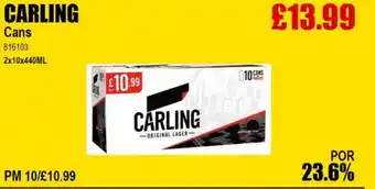 Bestway CARLING Cans offer