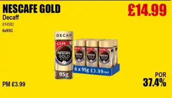 Bestway NESCAFE GOLD Decaff offer