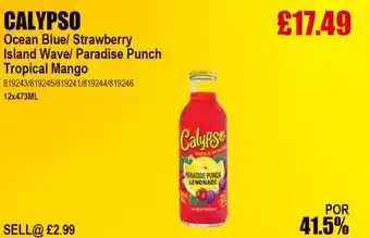 Bestway CALYPSO Ocean Blue/Strawberry Island Wave/ Paradise Punch Tropical Mango offer