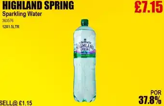 Bestway HIGHLAND SPRING Sparkling Water offer