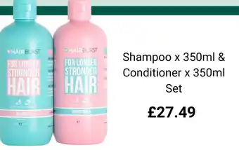 Shampoo x 350ml & Conditioner x 350ml