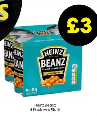Centra Heinz Beanz 4 Pack offer