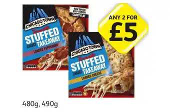 Londis View Chicago Town Tomato Stuffed Crust Takeaway Pizza Pepperoni, Loaded Cheese offer