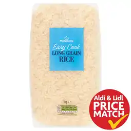 Morrisons Morrisons Easy Cook Long Grain Rice offer