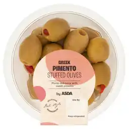 Asda ASDA Greek Pimento Stuffed Olives 150g offer