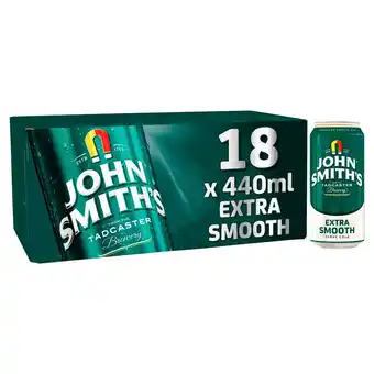 Morrisons John Smith's 18 Extra Smooth Cans offer