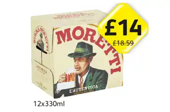 Londis View Birra Moretti offer