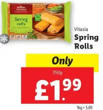 Lidl Vitasia Spring Rolls offer