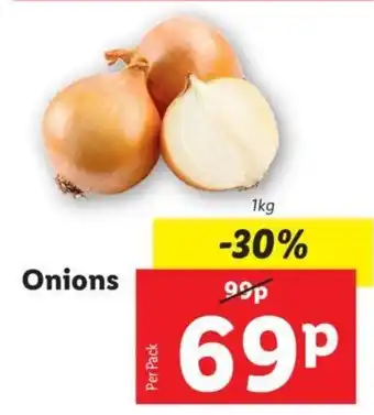 Lidl Onions offer