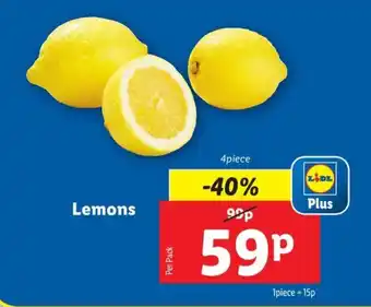 Lidl Lemons offer