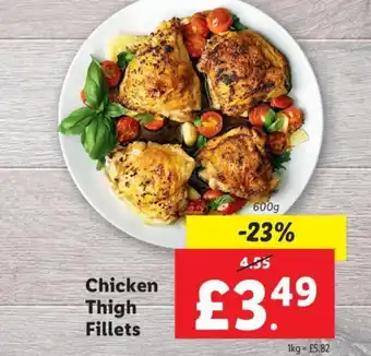Lidl Chicken Thigh Fillets offer