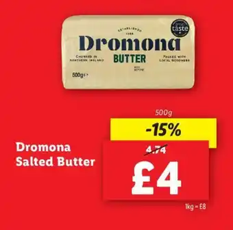 Lidl Dromona Salted Butter offer