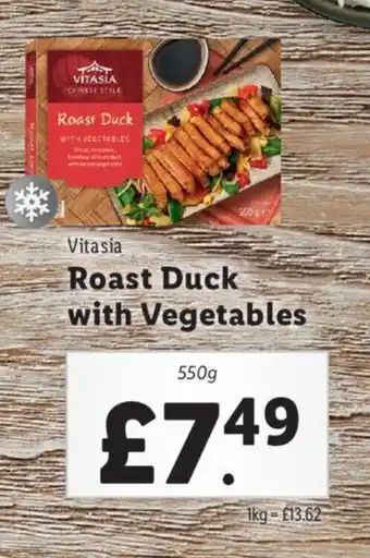 Lidl Vitasia Roast Duck with Vegetables offer