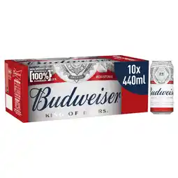Asda Budweiser Lager Beer Cans offer