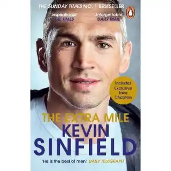 Asda Paperback The Extra Mile by Kevin Sinfield offer