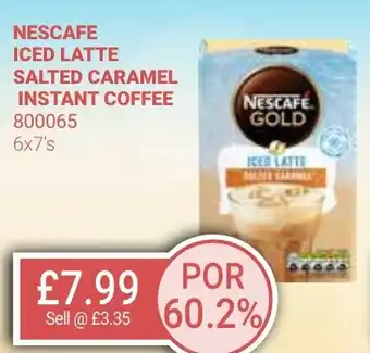 Bestway NESCAFE ICED LATTE SALTED CARAMEL INSTANT COFFEE offer