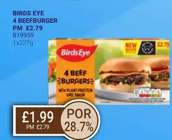 Bestway BIRDS EYE 4 BEEFBURGER offer