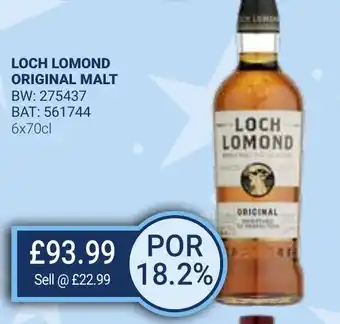 Bestway LOCH LOMOND ORIGINAL MALT offer