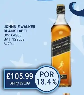 Bestway JOHNNIE WALKER BLACK LABEL offer