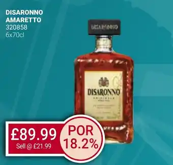 Bestway DISARONNO AMARETTO offer