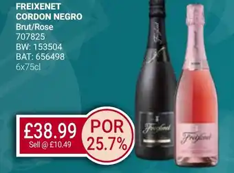 Bestway FREIXENET CORDON NEGRO Brut/Rose offer
