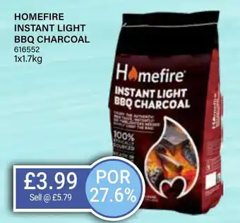 Bestway HOMEFIRE INSTANT LIGHT BBQ CHARCOAL offer