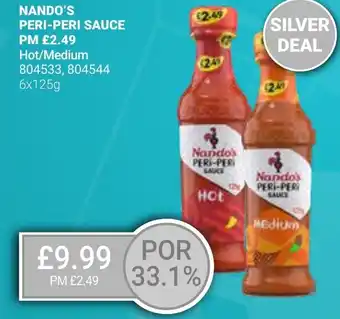 Bestway NANDO'S PERI-PERI SAUCE offer