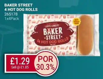 Bestway BAKER STREET 4 HOT DOG ROLLS offer