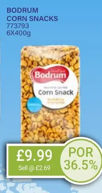 Bestway BODRUM CORN SNACKS 773793 6X400g offer