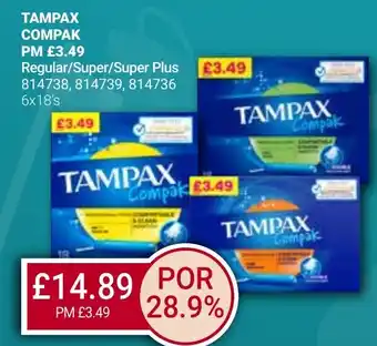 Bestway TAMPAX COMPAK offer