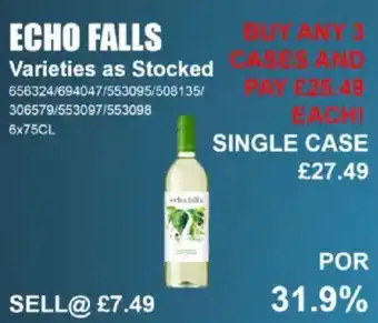 Bestway ECHO FALLS offer