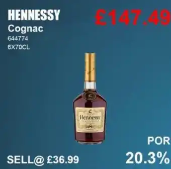 Bestway HENNESSY Cognac offer