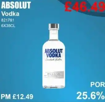Bestway ABSOLUT Vodka offer