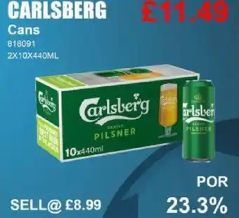 Bestway CARLSBERG Cans offer