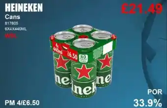 Bestway HEINEKEN Cans offer