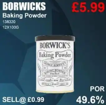 Bestway BORWICK'S Baking Powder offer